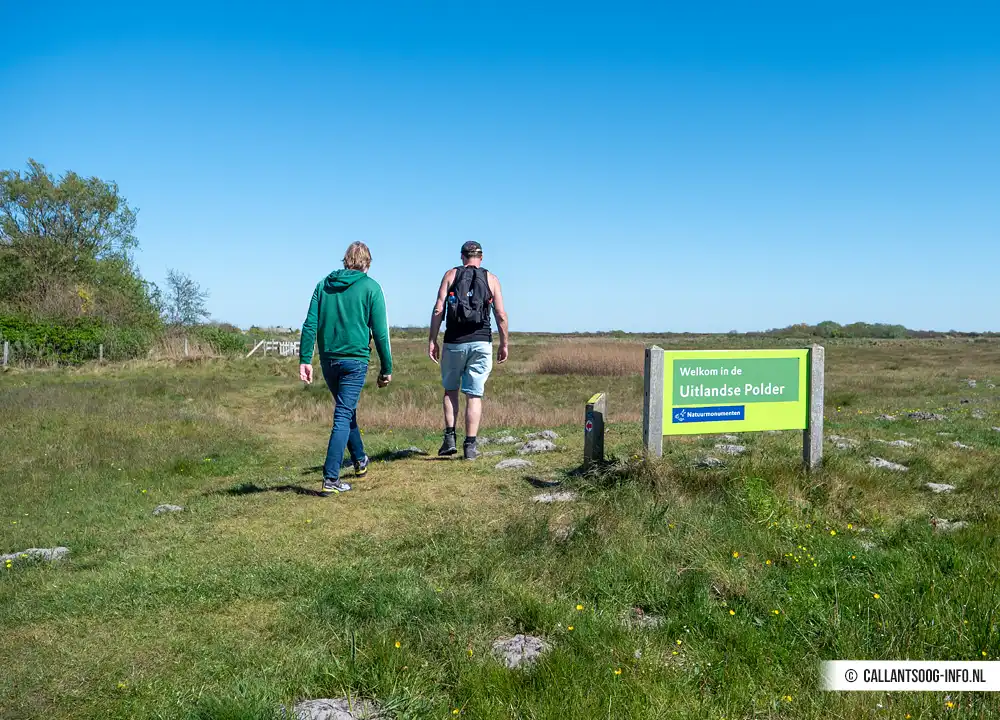 Wandelen door de Uitlandse Polder in Callantsoog.