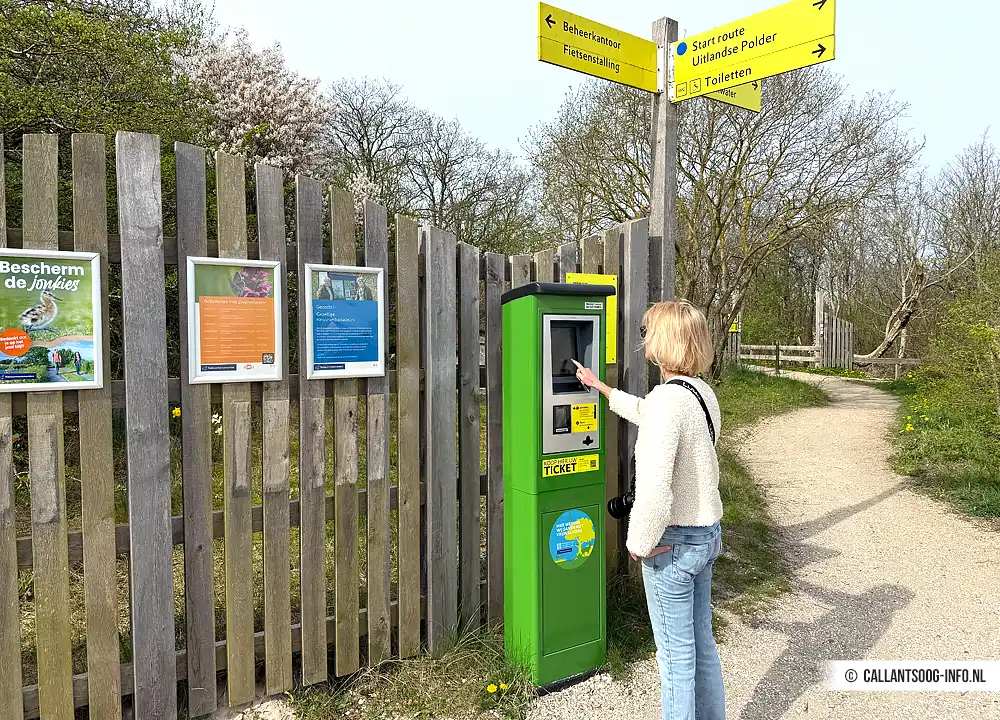 Ingang het Zwanenwater Callantsoog